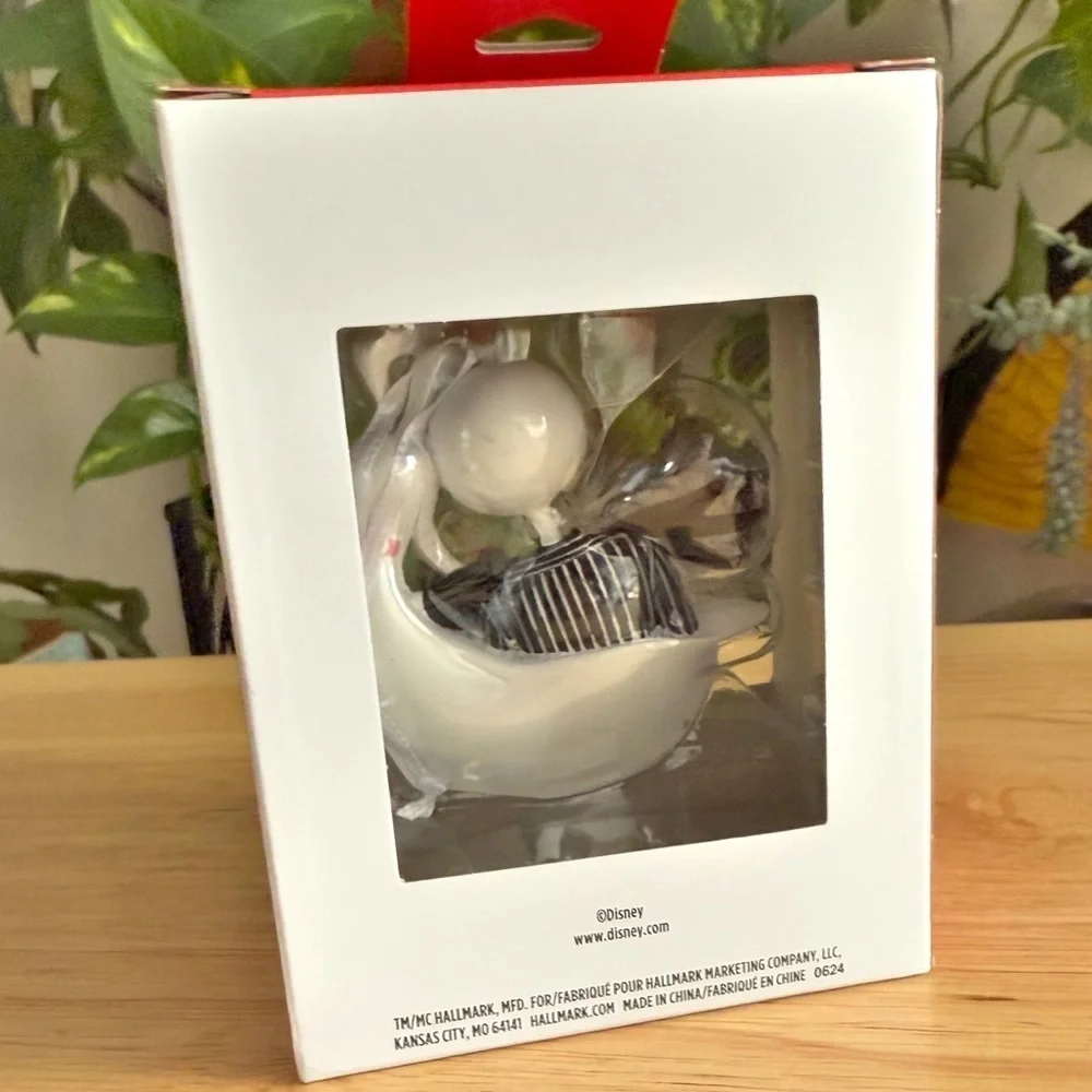 Jack Skellington and Zero The Night Before Christmas 2024 Hallmark Ornament NIB